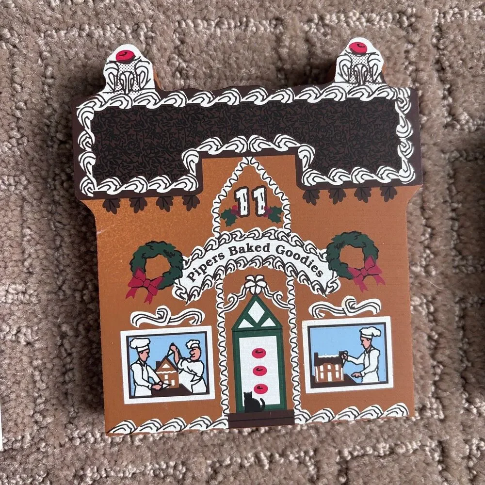 The Cats Meow Village Twelve Days Of Christmas Incomplete Set VTG 2000 *READ* - Picture 9 of 11